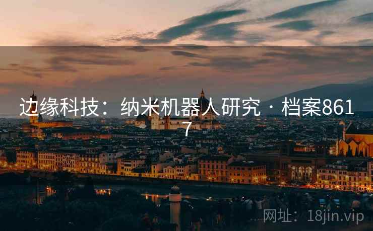 边缘科技：纳米机器人研究 · 档案8617
