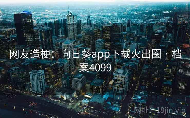 网友造梗：向日葵app下载火出圈 · 档案4099
