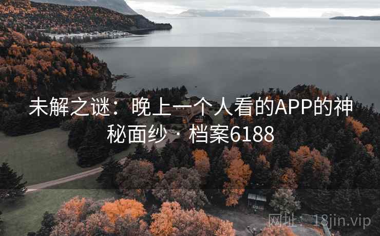 未解之谜：晚上一个人看的APP的神秘面纱 · 档案6188